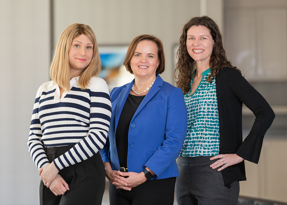 Katarina Weessies, Elizabeth Lippincott, and Sandra Durkin